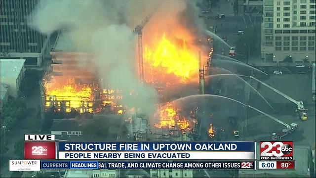 Breaking news: Massive Oakland fire