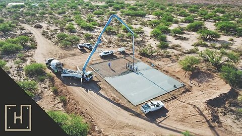 DIY Garage - Form Work & Concrete Pour (part 3)