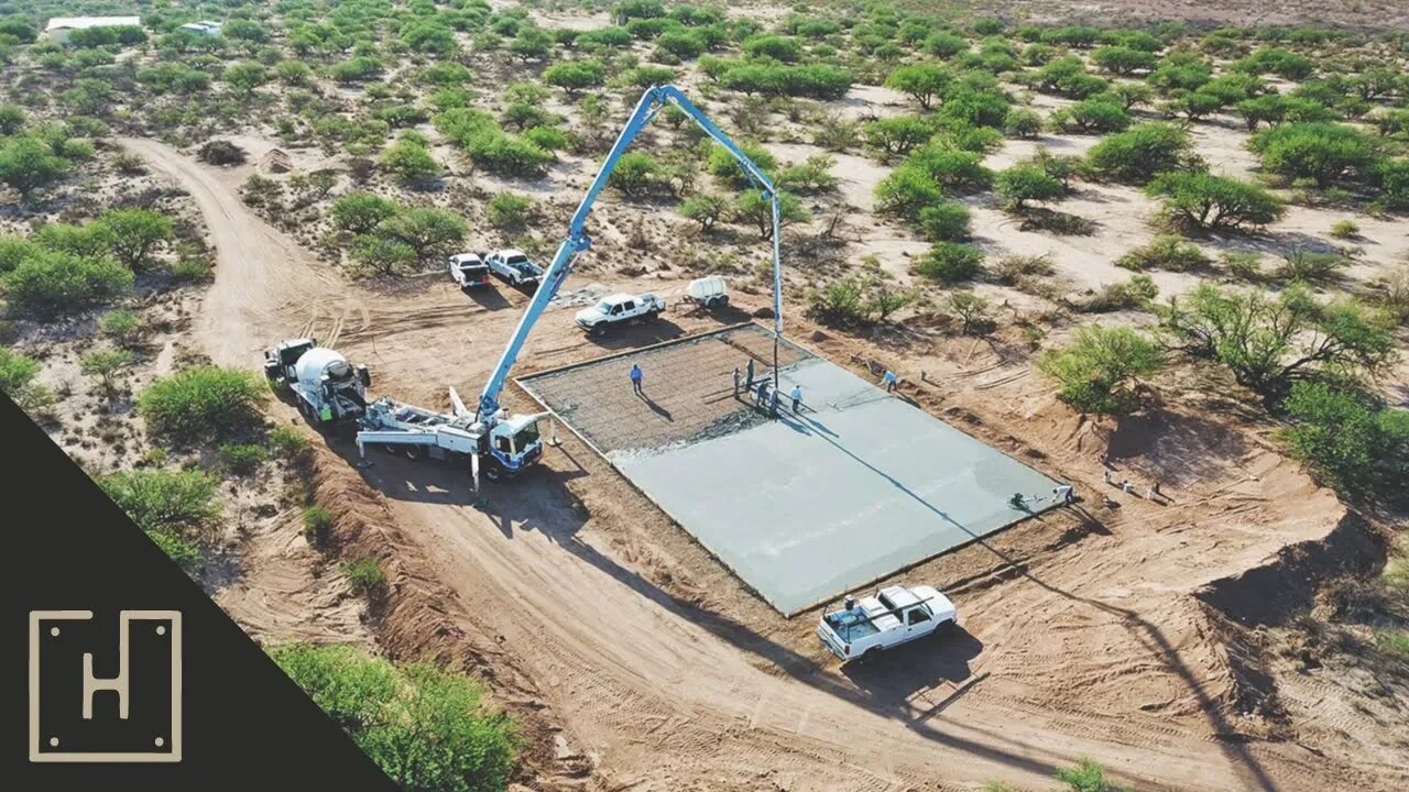 DIY Garage - Form Work & Concrete Pour (part 3)