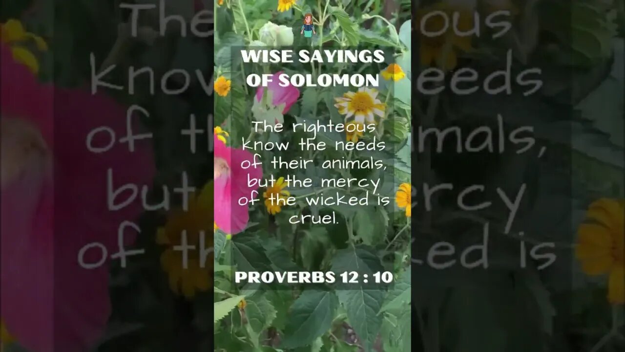 Wise Sayings of Solomon | Proverbs 12:10