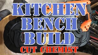 Kitchen Bench Build - Becoming a Cut Chemist - Oak I love Oak - Cutting the Board