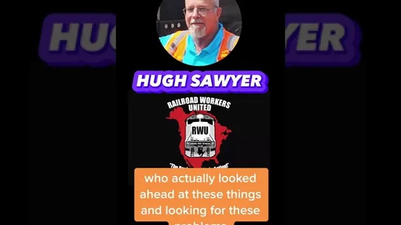 High Sawyer from Railroad Workers United on Why the Train Derailed