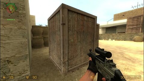 Counter Strike Source Dust 1 Bots #32 Just Only Sniper Rifles