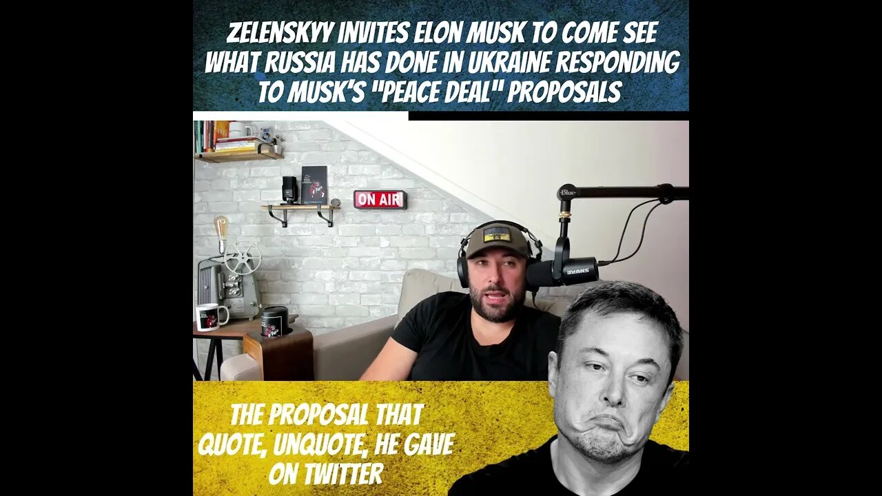 Zelenskyy Invites Elon Musk to Come See What Russia has Done in Ukraine - War in Ukraine