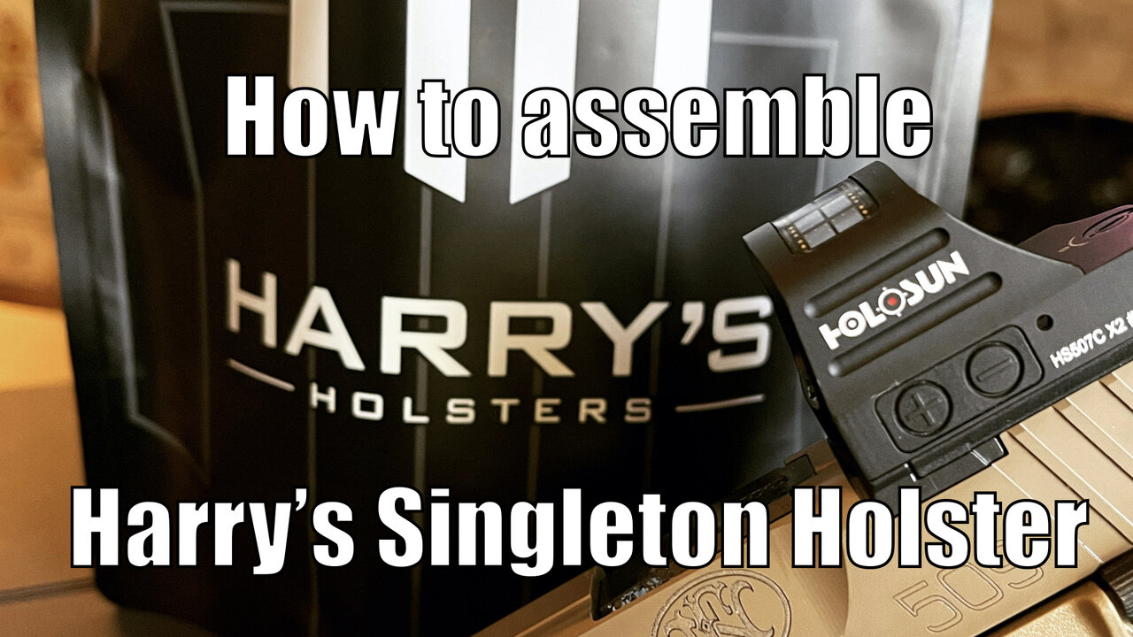 Harry's IWB Singleton Holster Install