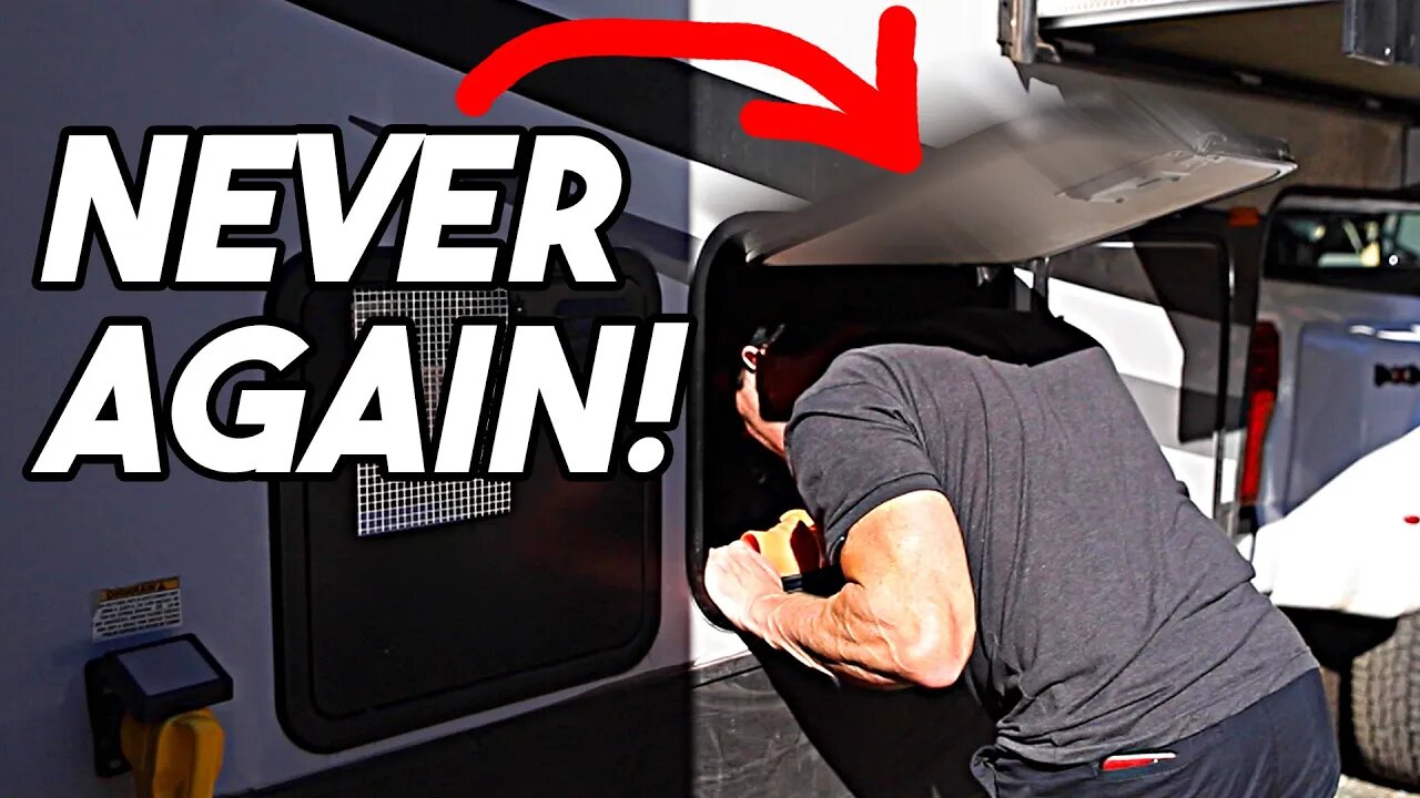 RV Renovation 🔴 That Freaking RV Baggage Door Catch!