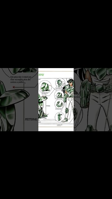Os Cavaleiros Do Zodíaco - 2ª Armadura De Dragão - Shiryu [Pause o Vídeo Caso Não Consiga Ler]