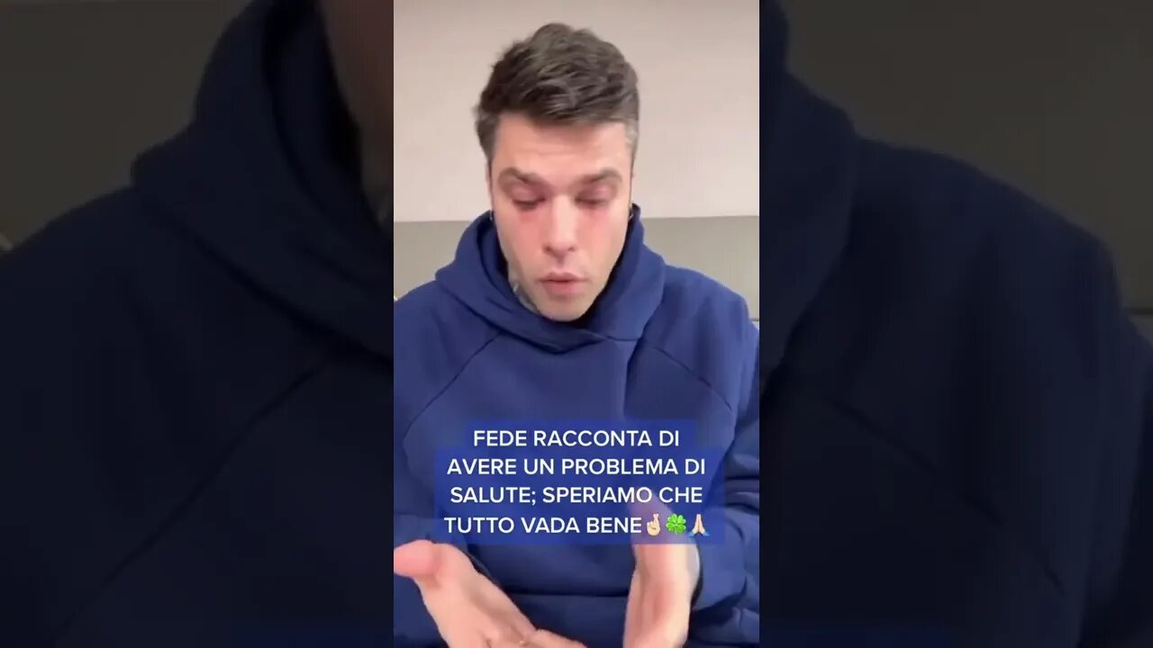 FEDEZ RACCONTA IL SUO PROBLEMA DI SALUTE 🤞🏻