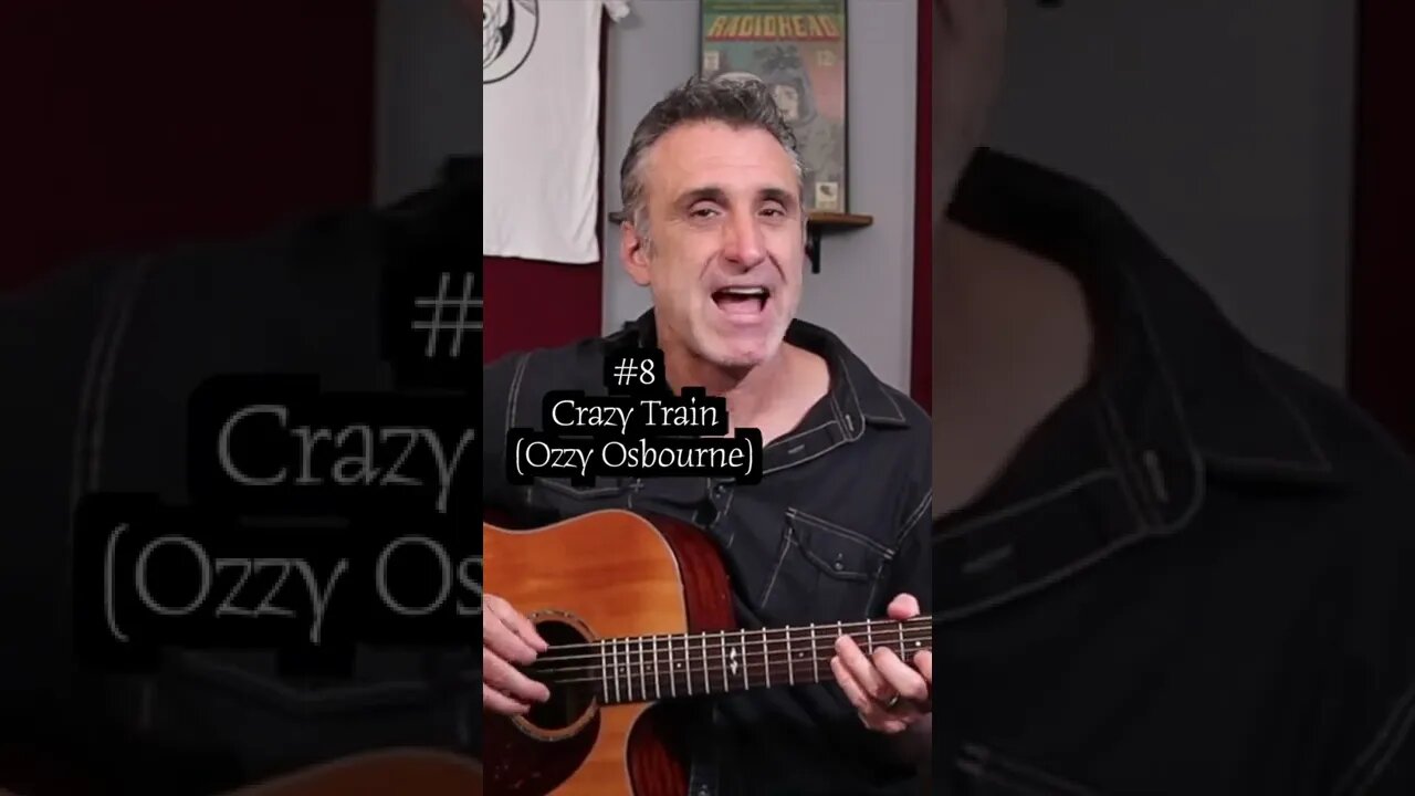 The Ozzy Osborne tune that will teach you about chord triads #shorts