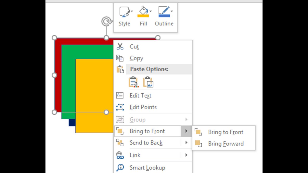 How to use powerpoint layers?