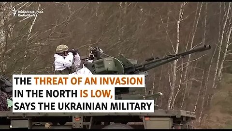 Ukrainian defenders training on the border with Belarus