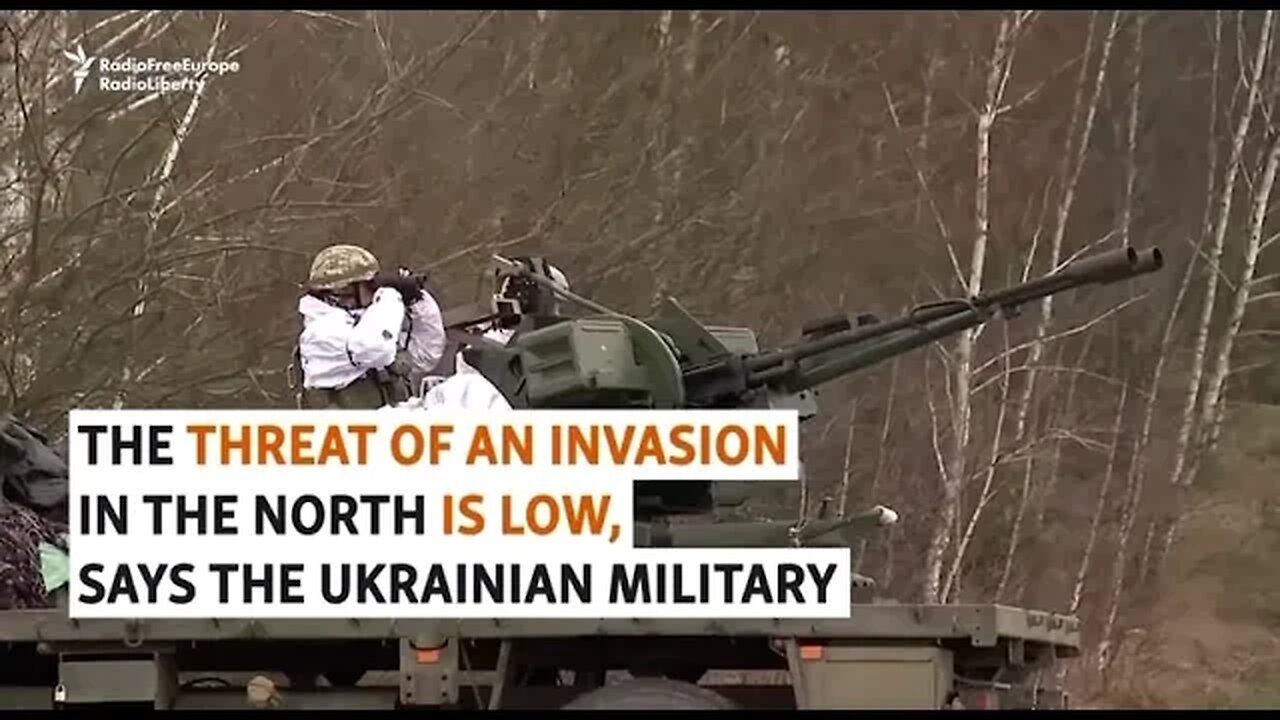 Ukrainian defenders training on the border with Belarus
