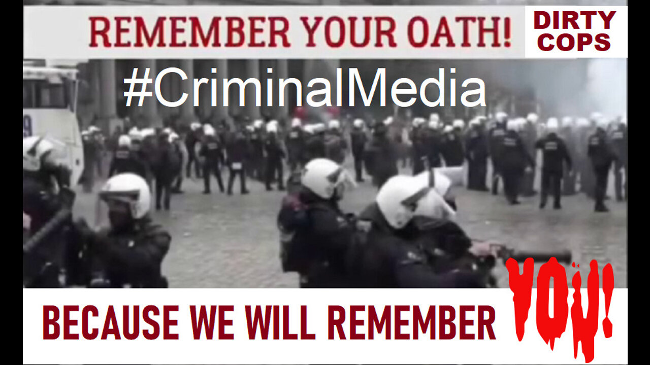 THE #CRIMINALMEDIA STAGED THE BRUSSELS RIOTS (OF COURSE)