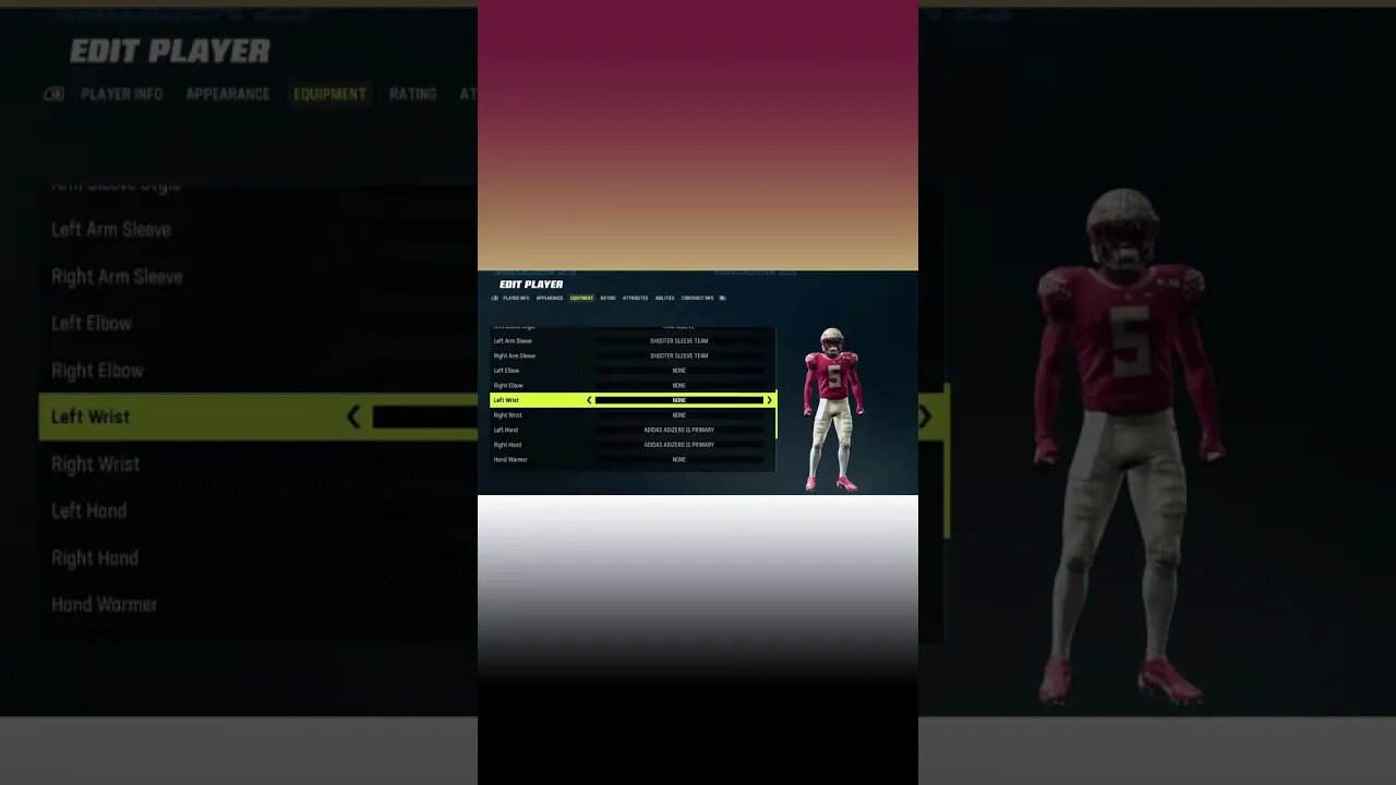 Madden 23 Jalen Ramsey College Creation #shorts