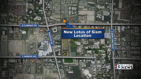 Lotus of Siam reopens Sunday