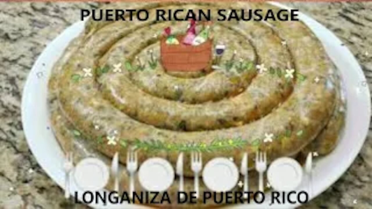 Longanizas chorizos: Puerto Rican pork sausages recipe