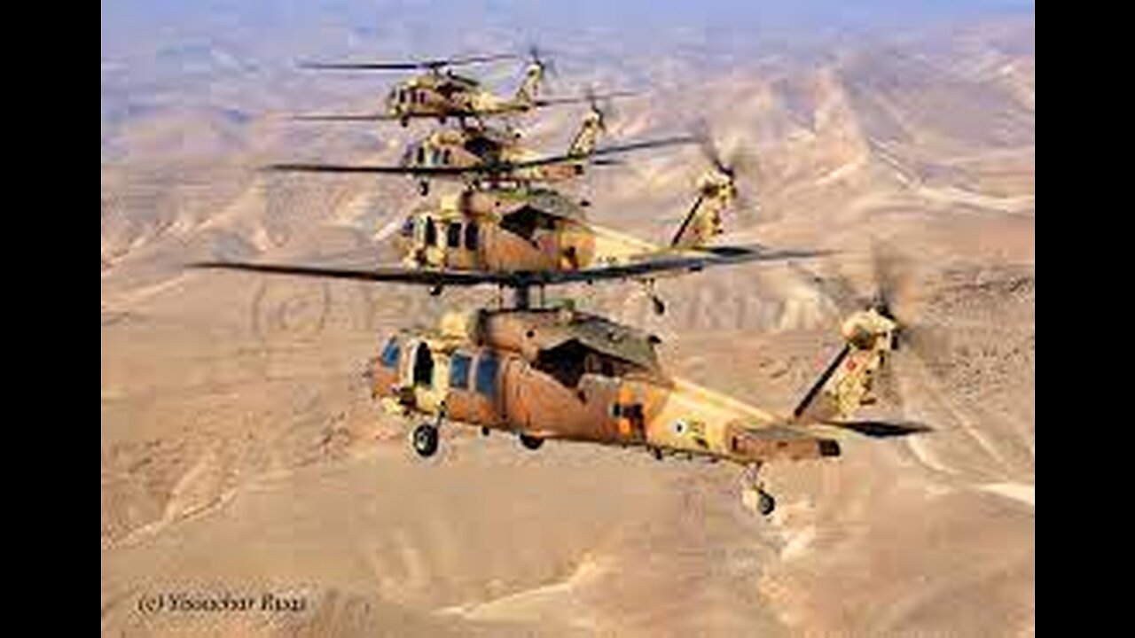 Escuadrón de helicópteros israelíes está cruzando la frontera del Líbano