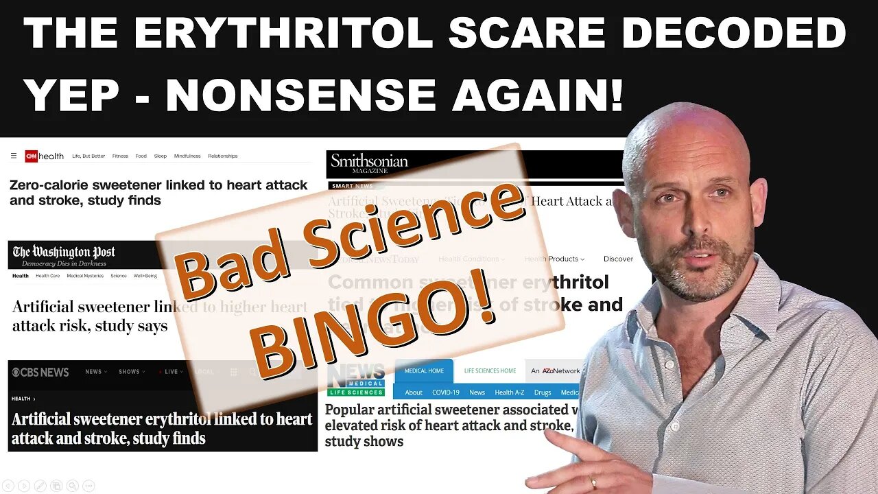 The ERYTHRITOL SCARE Decoded - Bottom Line Revealed!