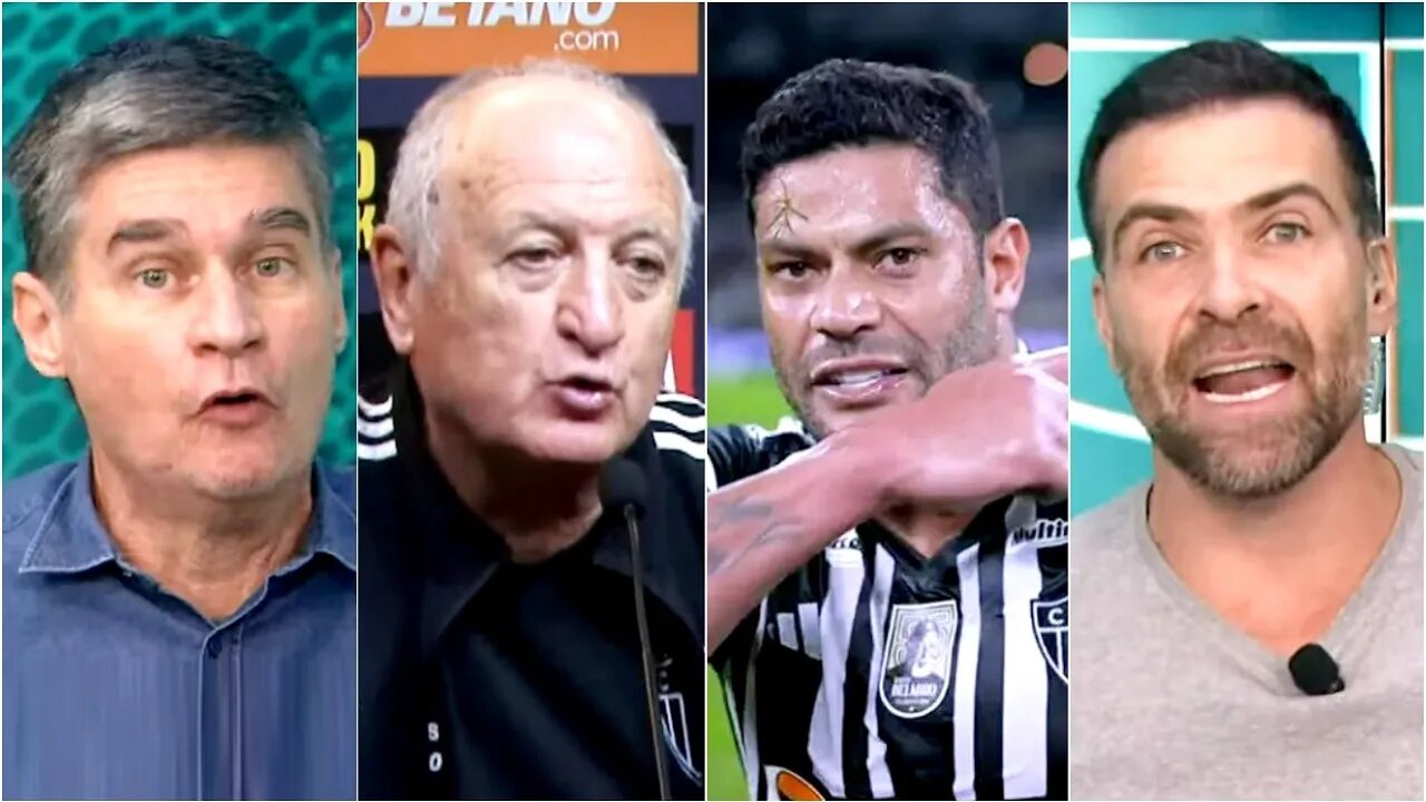 "SÃO DECLARAÇÕES BEM FORTES, gente! O Hulk e o Felipão VÃO TER QUE PROVAR que..." DEBATE sobre Galo!