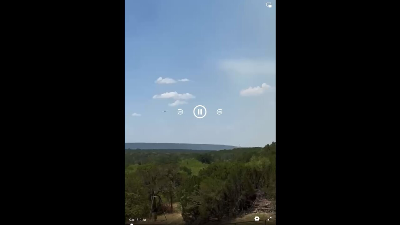 Retardant drop in Texas