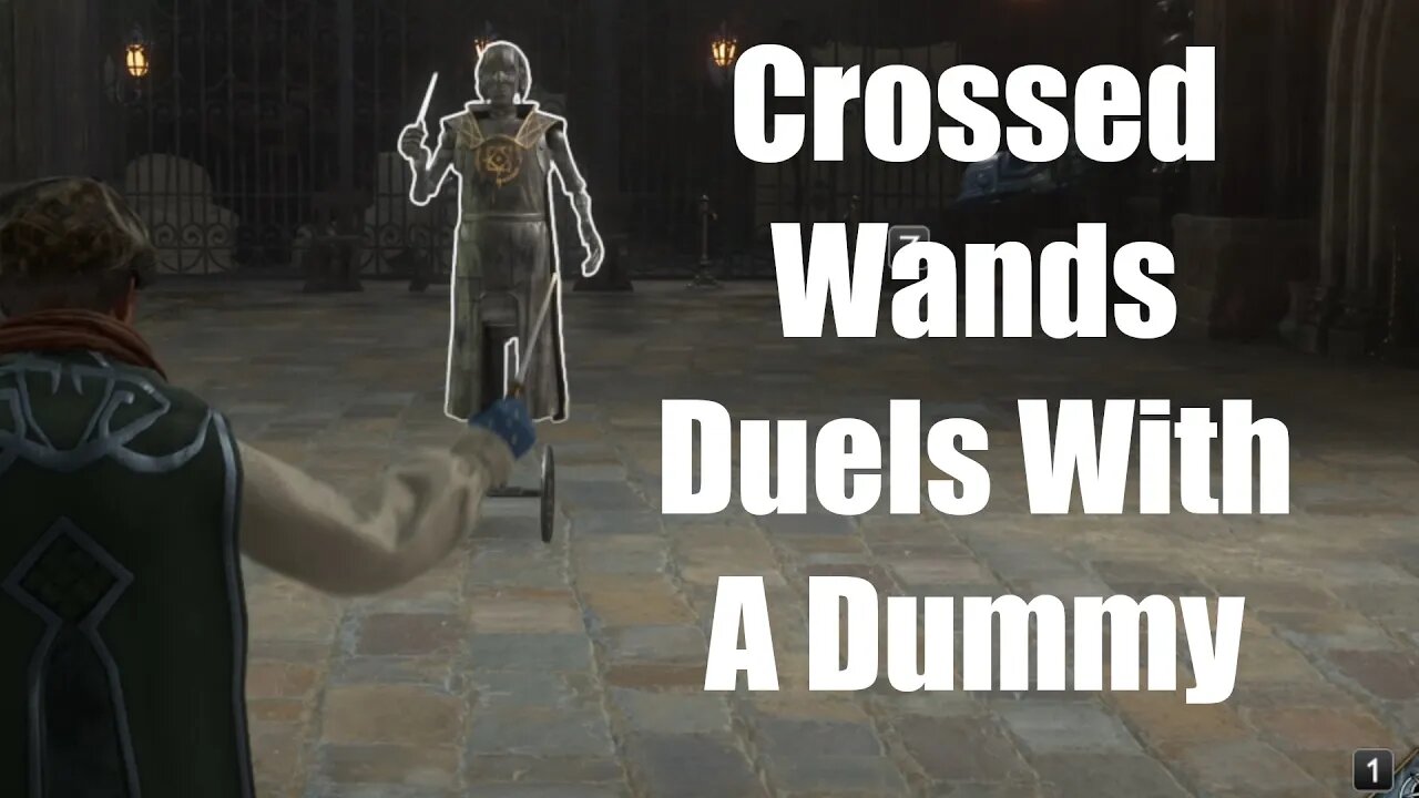 Hogwarts Legacy Crossed Wands Duels With A Dummy