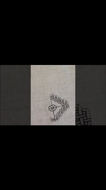 Holbein Stitch Step by Step Embroidery of 16th Century Pattern