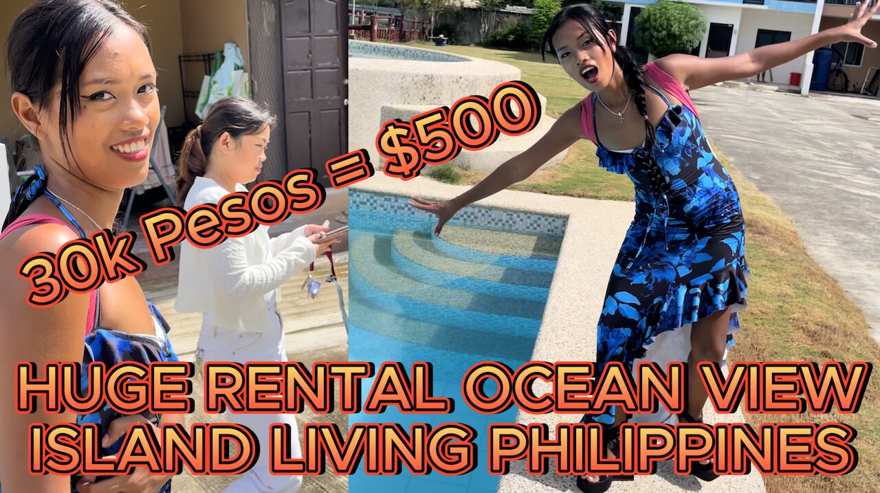 🇵🇭 Found! 3-Story Ocean Side Sea View Apartment w/ Rooftop Party Pad for RENT! Living Philippines