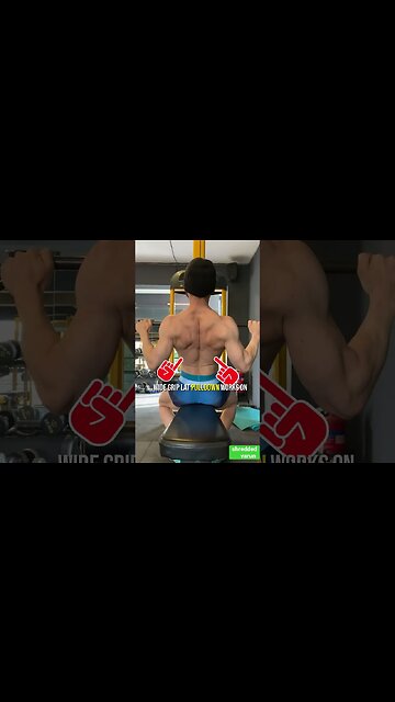 GET FREE TIPS | Wide vs Narrow Lat PullDown #shorts