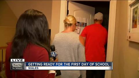 Lauren Winfrey gets kids ready for their first day of school