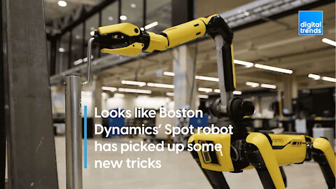 Looks like Boston Dynamics’ Spot robot has picked up some new tricks