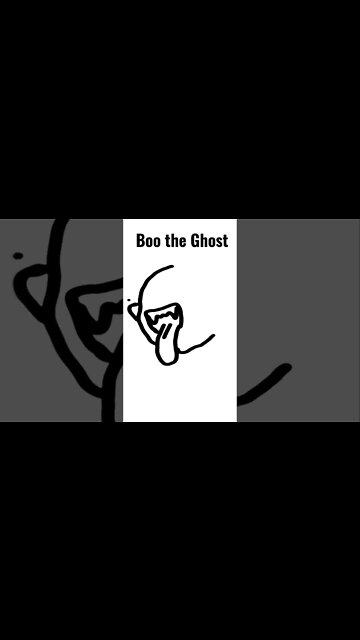 Draw Boo the Ghost Easy and Fast from Mario! #halloween #mario #nintendo