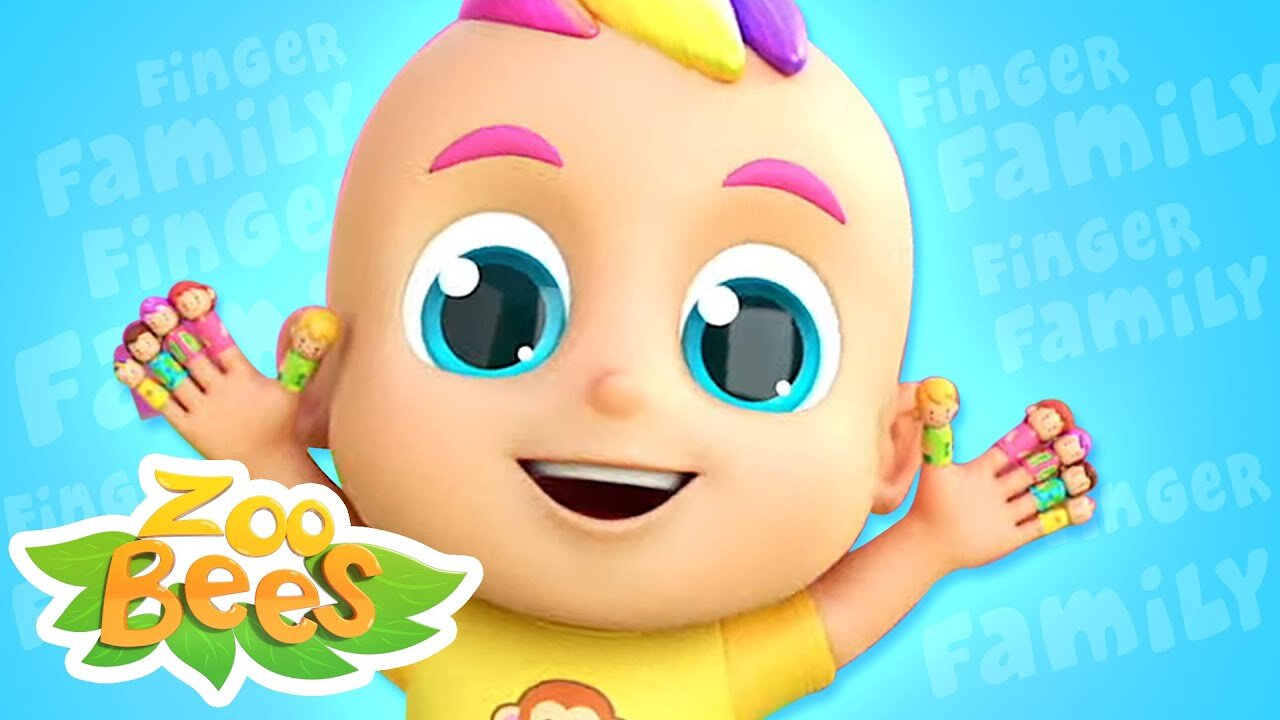 Zoobees Finger Family | Nursery Rhymes and Baby Song | Kids Songs with Zoobees