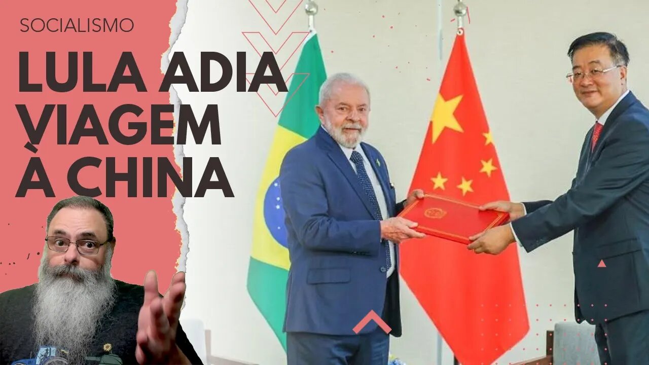 LULA adia viagem à CHINA com COMITIVA de 240 PESSOAS porque ANÃO DIPLOMÁTICO NÃO tem o que FAZER LÁ