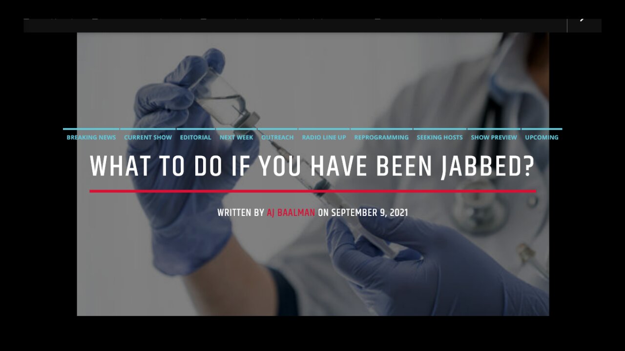 What To Do If You Have Been Jabbed?