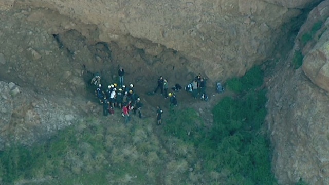 BASE jumper rescued at Camelback Mountain