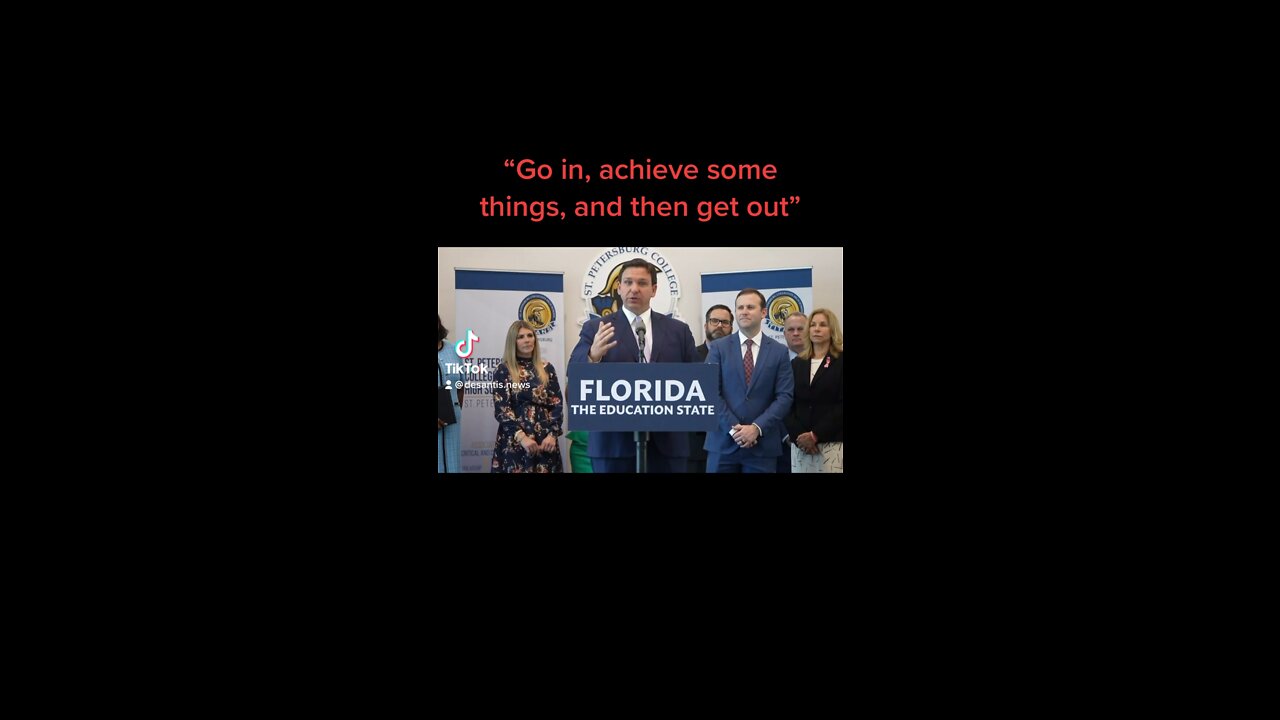 Ron DeSantis on 🔥🔥