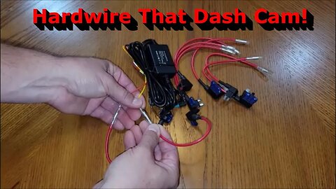 Dash Cam Hardwire Kit - You Don't Have To Plug It In!