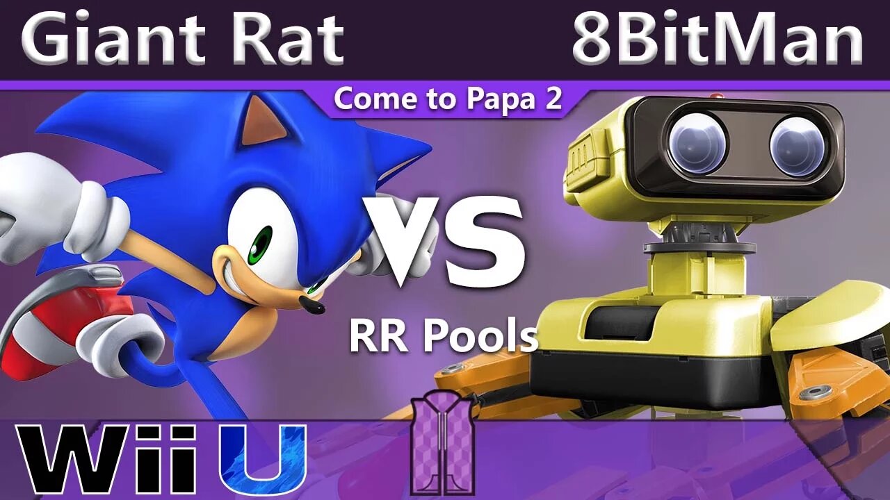 Giant Rat (Sonic & Pit) vs. GoTE|8BitMan (ROB) - Wii U RR Pools - CTP2