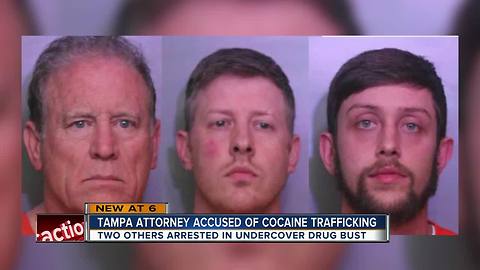 Tampa attorney accused of cocaine trafficking