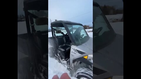 Helping Tim get unstuck in his side by side