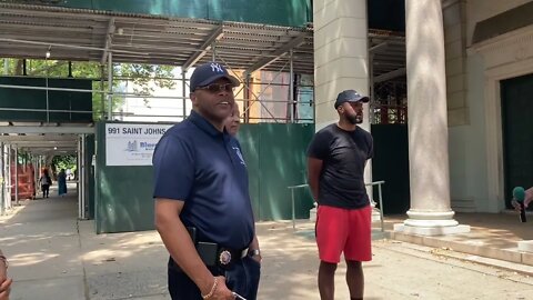 The Community Peace Prayer And Prayer Walk hosted by @NYPD77Pct @77thpctcouncil 7/9/2022 @