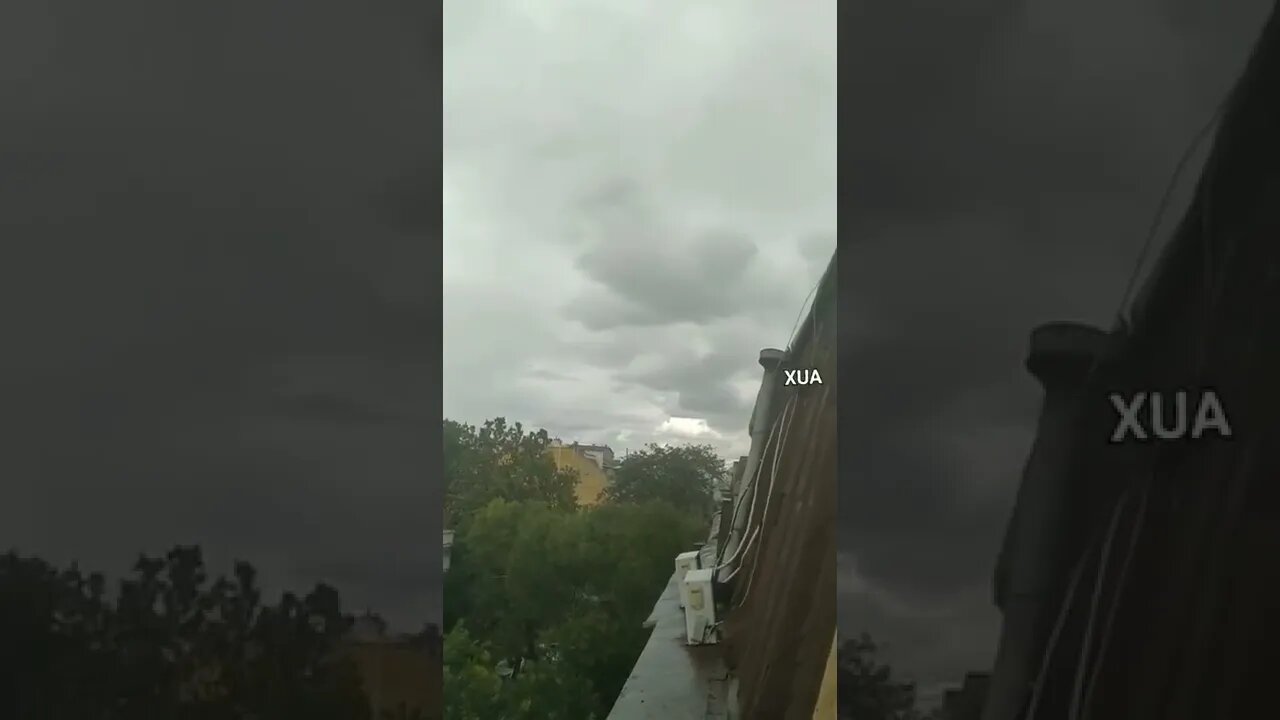 Video of a colossal shooting cannonade in attempts to shoot down a Geranium 2 flying to Odessa