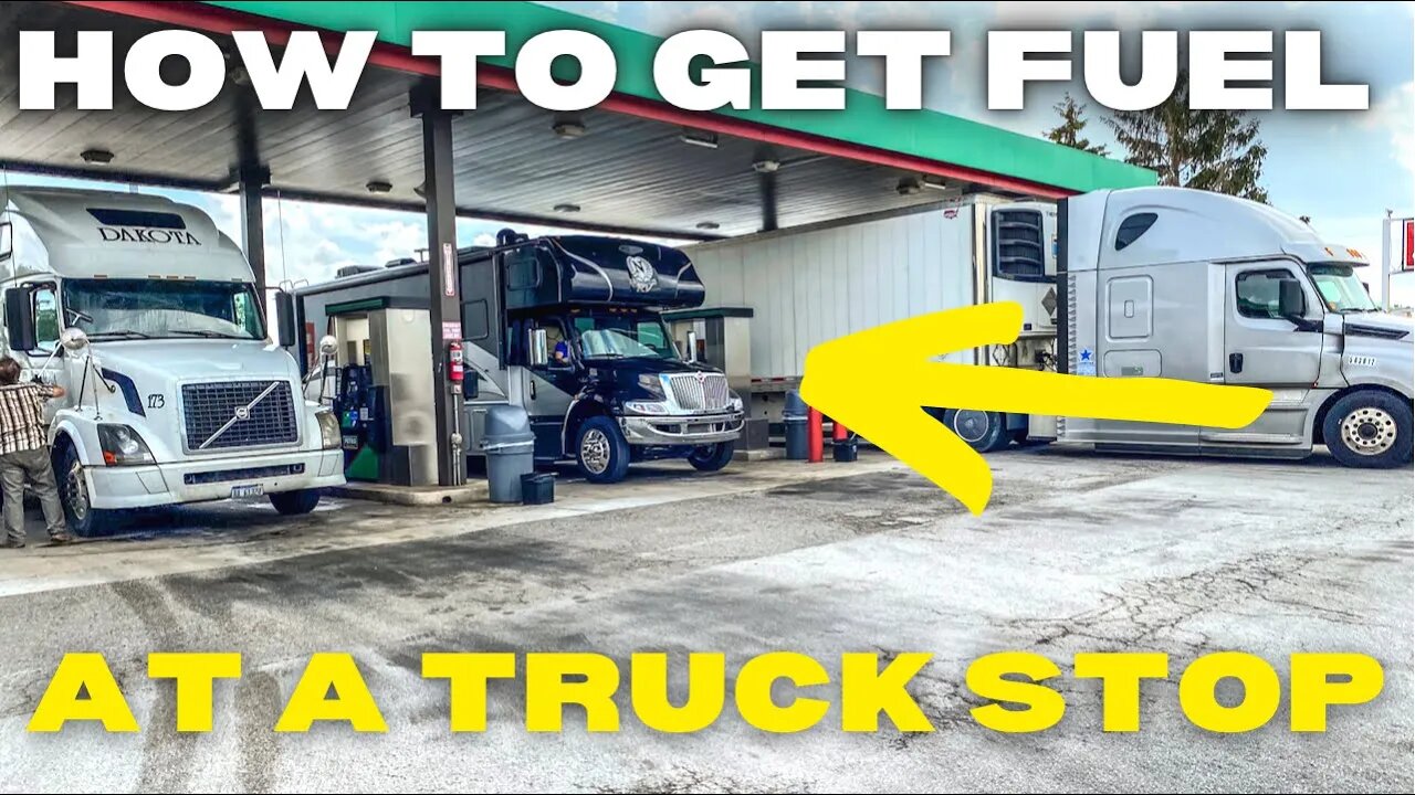 How To Get Fuel At A Truck Stop (TSD Logistics Fuel Card) #rvlife