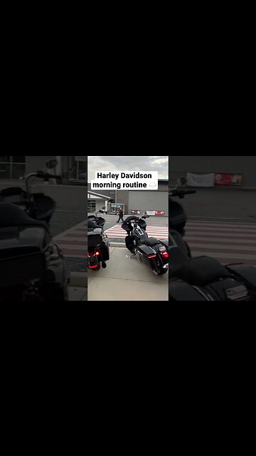 Harley Davidson morning ritual #harleydavidson #motorcycle