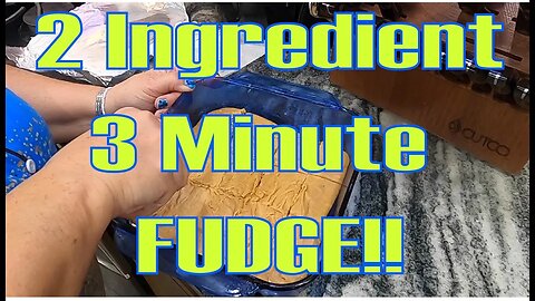 2 Ingredient 3 Minute Fudge