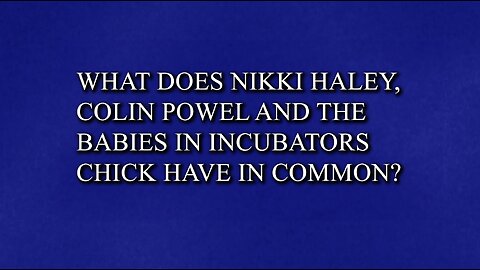 Tonight on Jeopardy