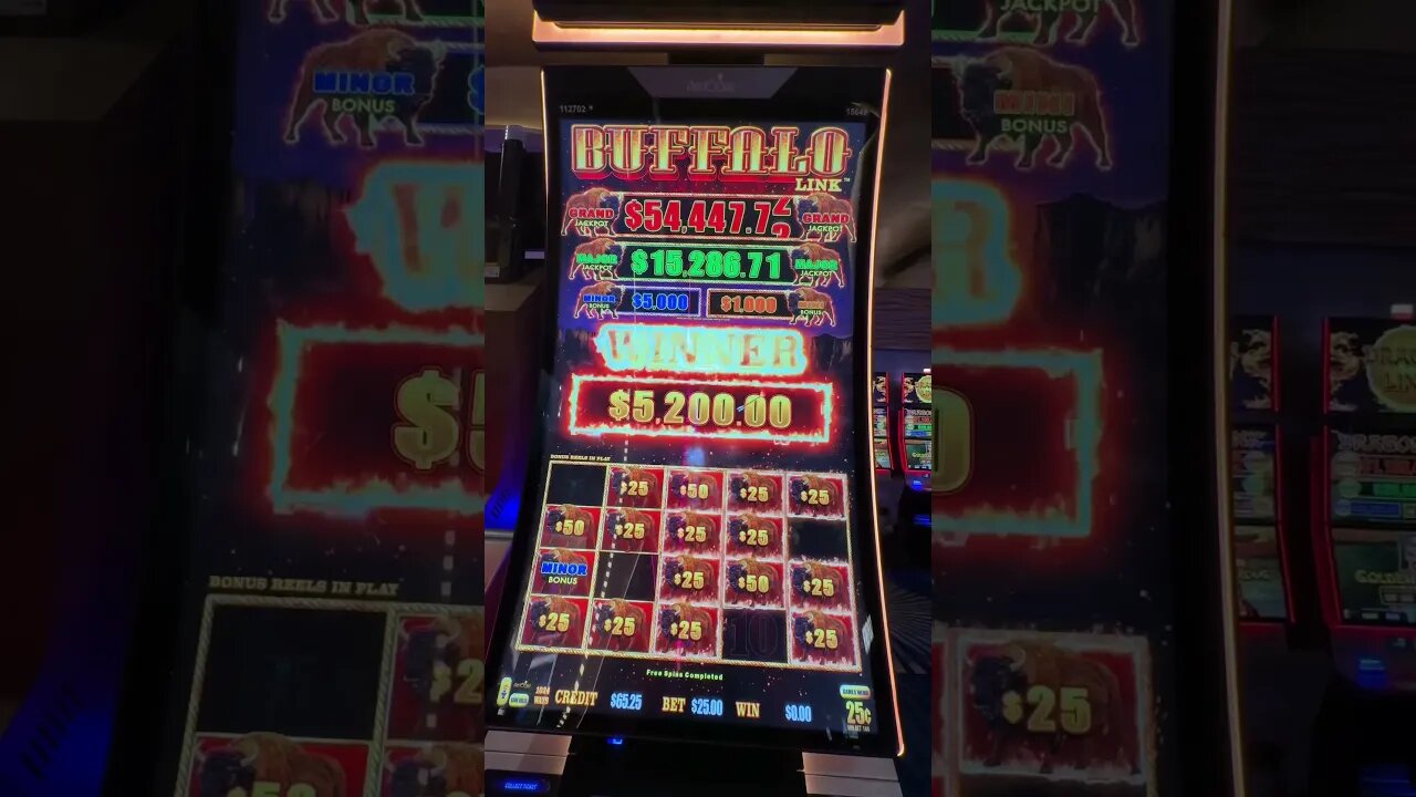 MEGA Jackpot! Buffalo Link $5,000 Minor! 🎰
