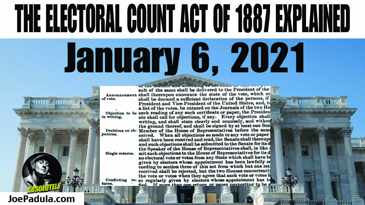 The Electoral Count Act of 1887 and January 6, 2021 Explained