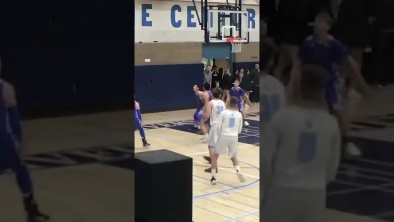 #shorts Luckiest Point in the world in basketball!!!!