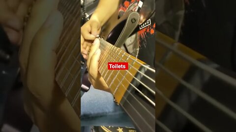 toliets. #guitar #namm2019 #guitarist